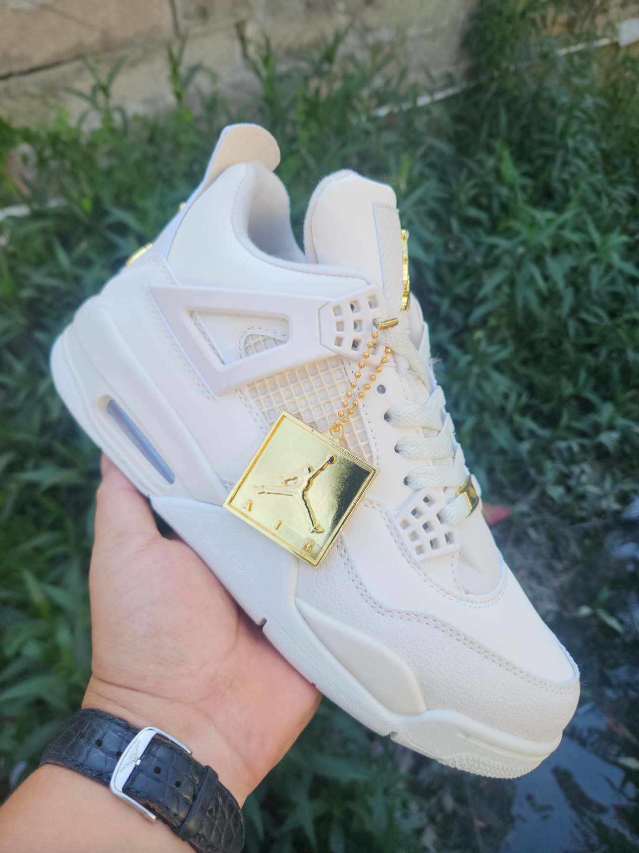 Air Jordan 4 AJ4 White Series Shoes