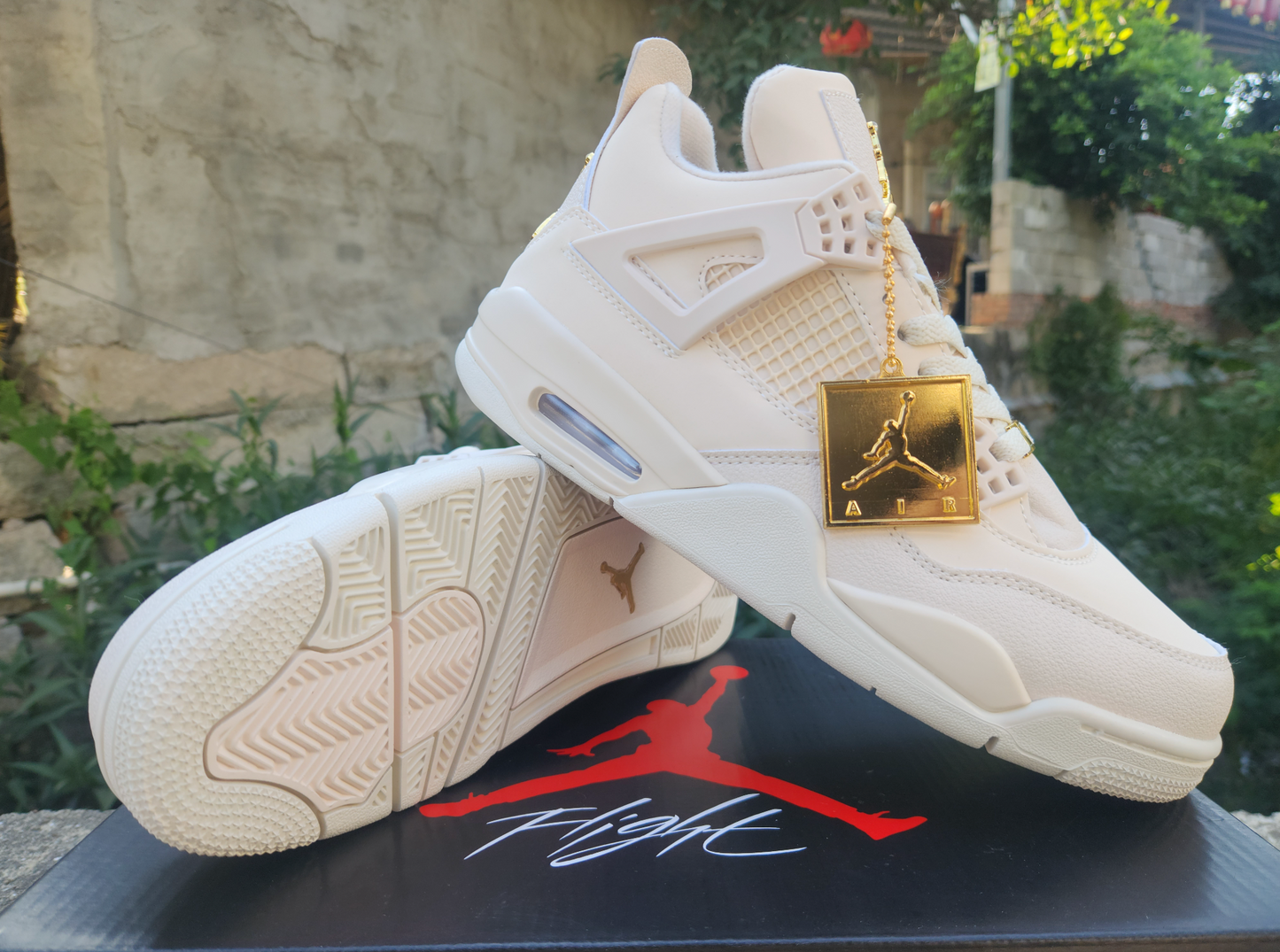 Air Jordan 4 AJ4 White Series Shoes