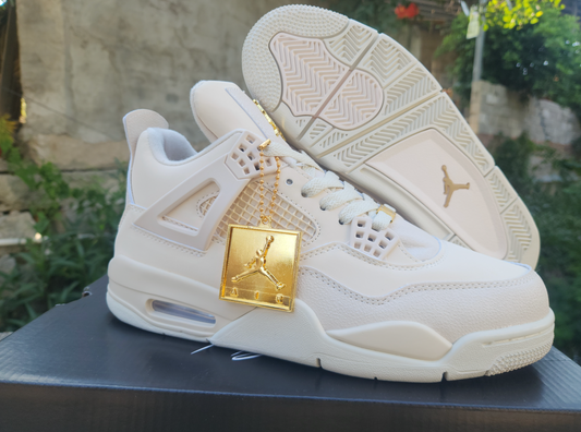 Air Jordan 4 AJ4 White Series Shoes
