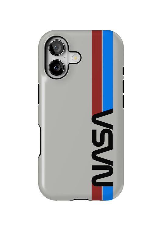 Retro NASA Stripes iPhone 17 Tough Case Protective