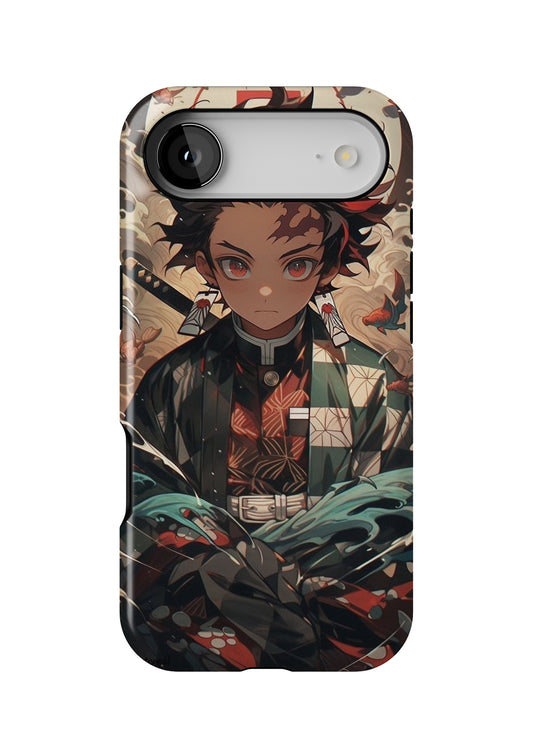Tanjiro Kamado Demon Slayer iPhone 17 Tough Case Protective